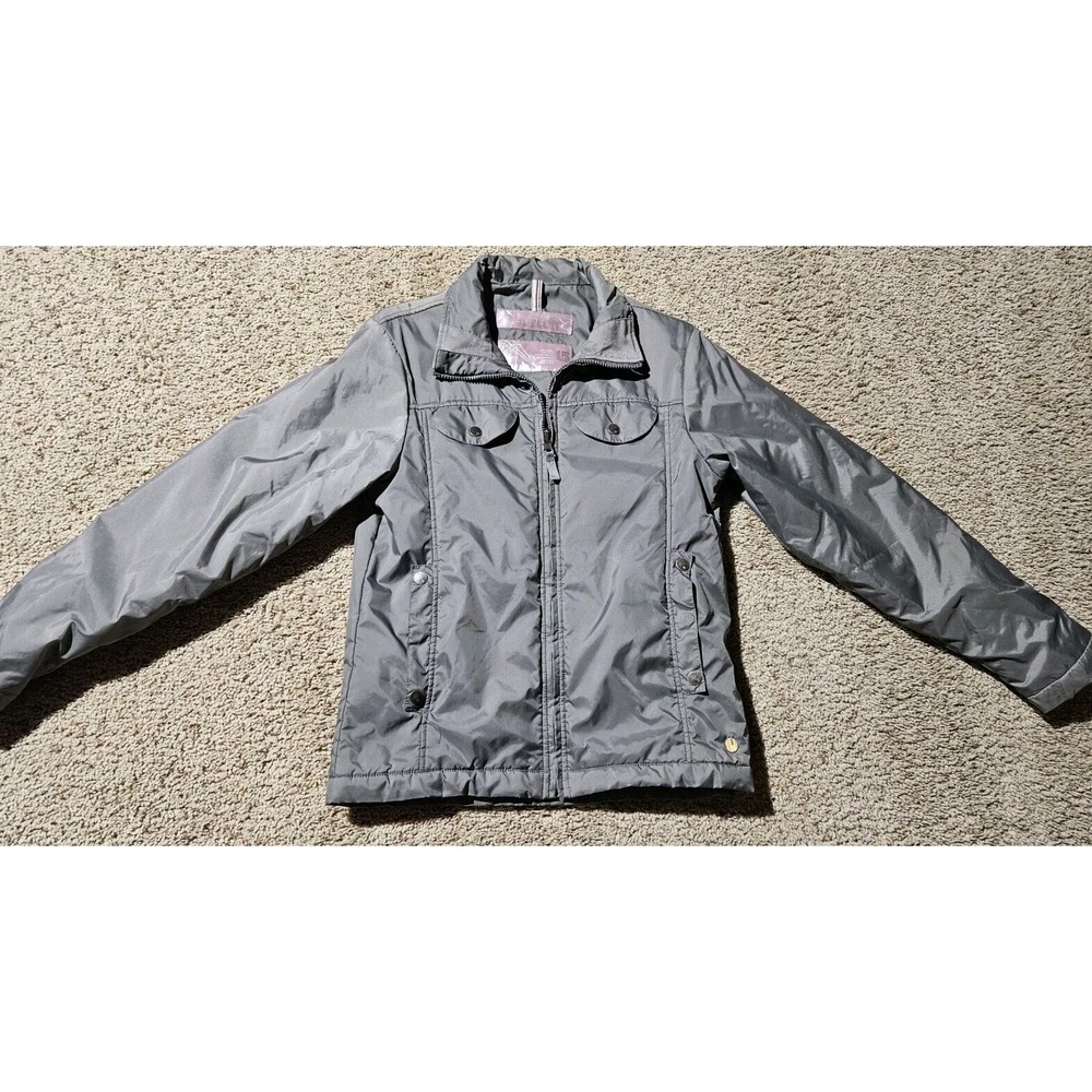 Burton Womens Medium Gray Lightweight City System Snow Board Nylon Liner Jacket